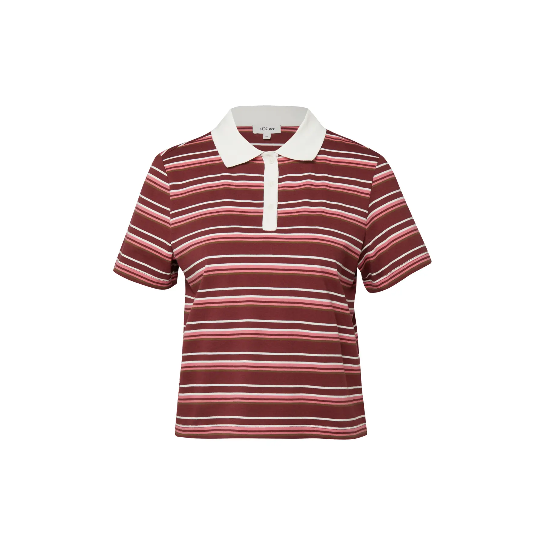 Slim Fit Kurzarm-Polo Damen s.Oliver