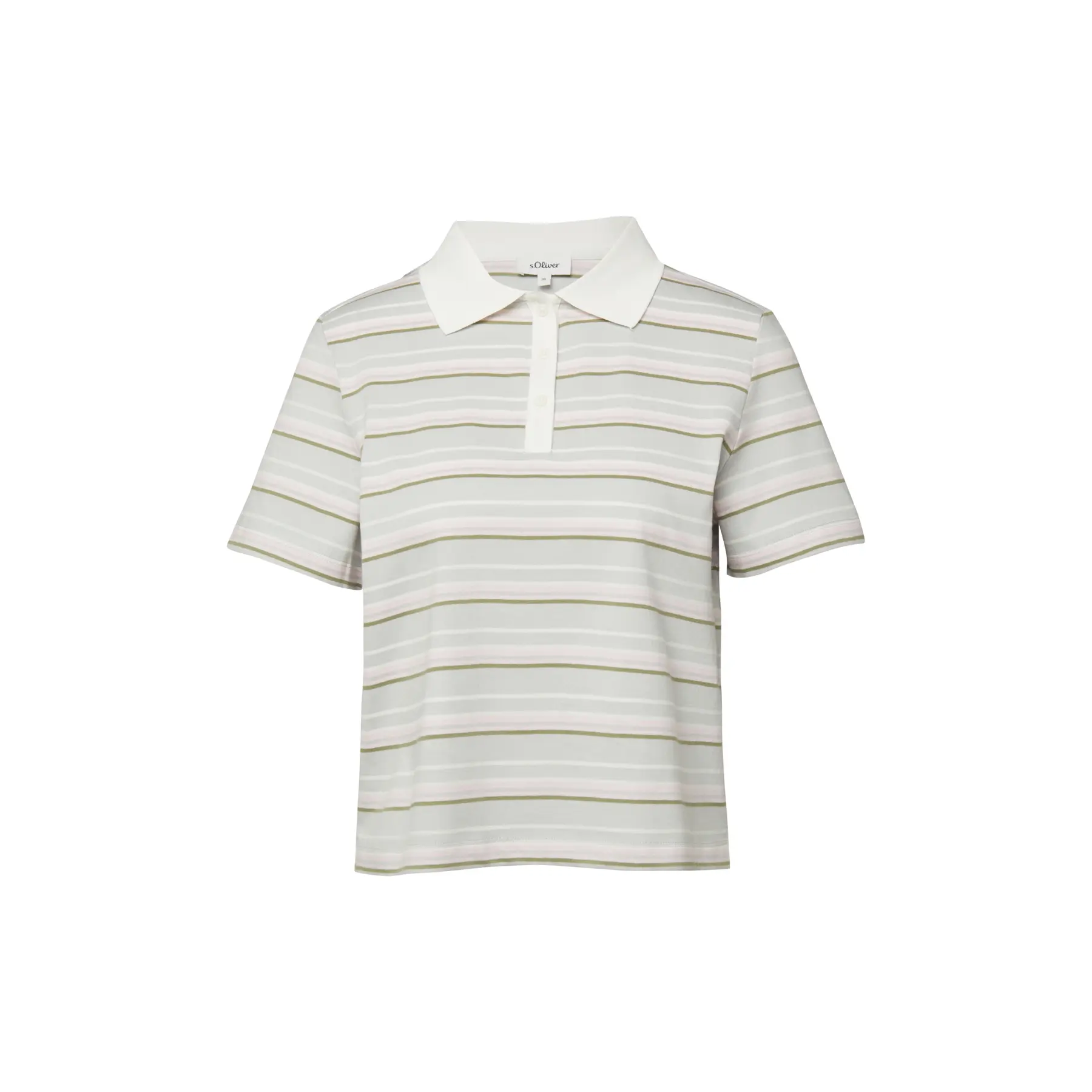 Slim Fit Kurzarm-Polo Damen s.Oliver