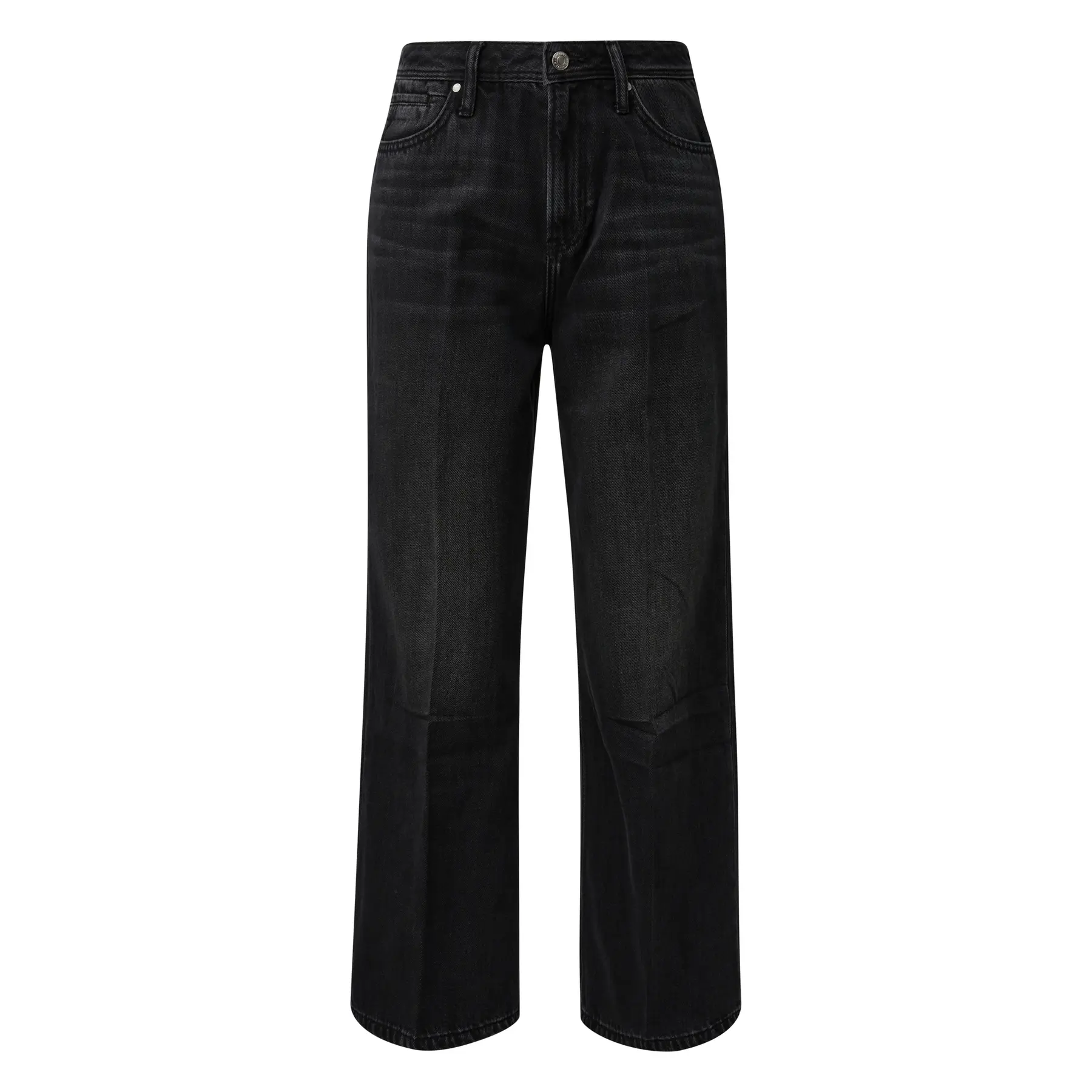 Jeans regular fit alta vita gamba larga donna  Suri