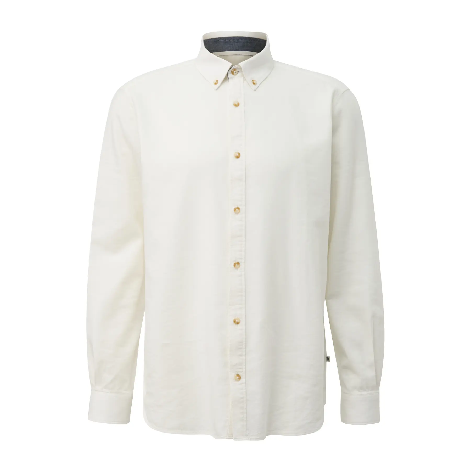 s.Oliver - male - Regular Fit: shirt met zachte stof en button-down kraag