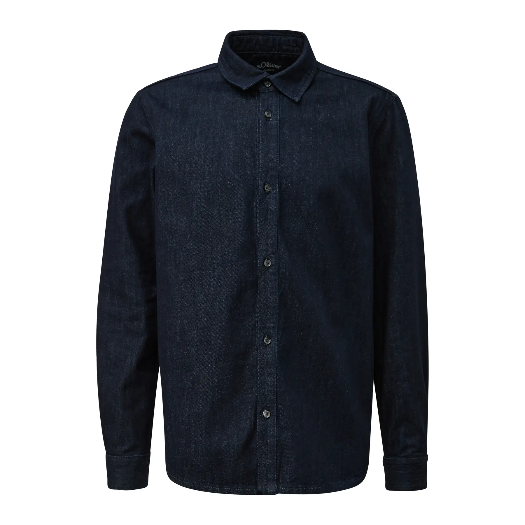 s.Oliver - male - Regular Fit: denimhemd van 100% katoen