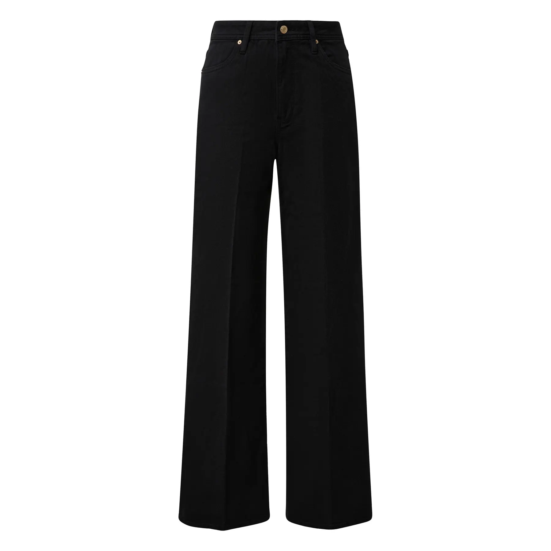 Jeans a vita alta Taglio largo donna
