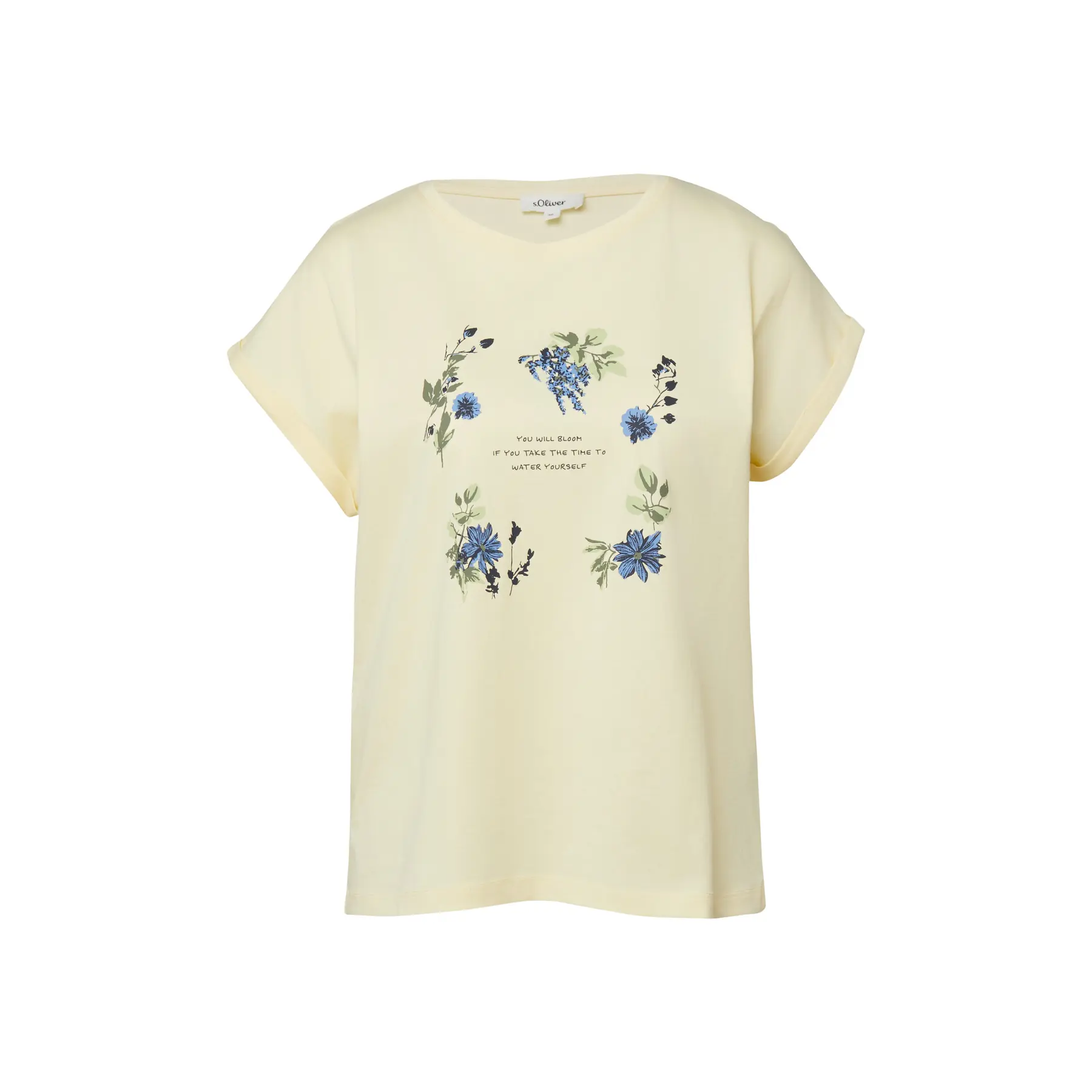 T-Shirt mit Druck vorne, lässiger Schnitt für Damen s.Oliver