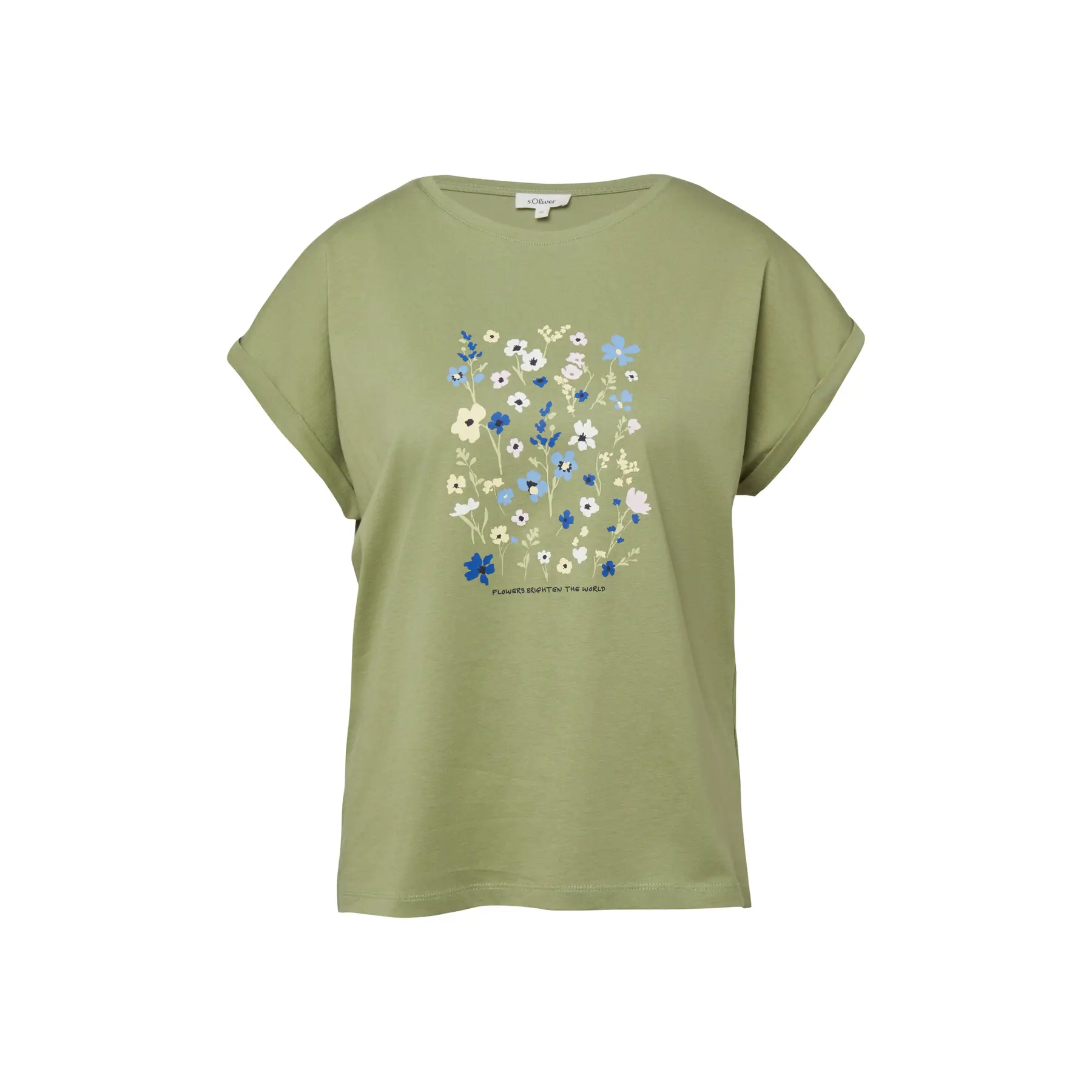 T-Shirt mit Druck vorne, lässiger Schnitt für Damen s.Oliver