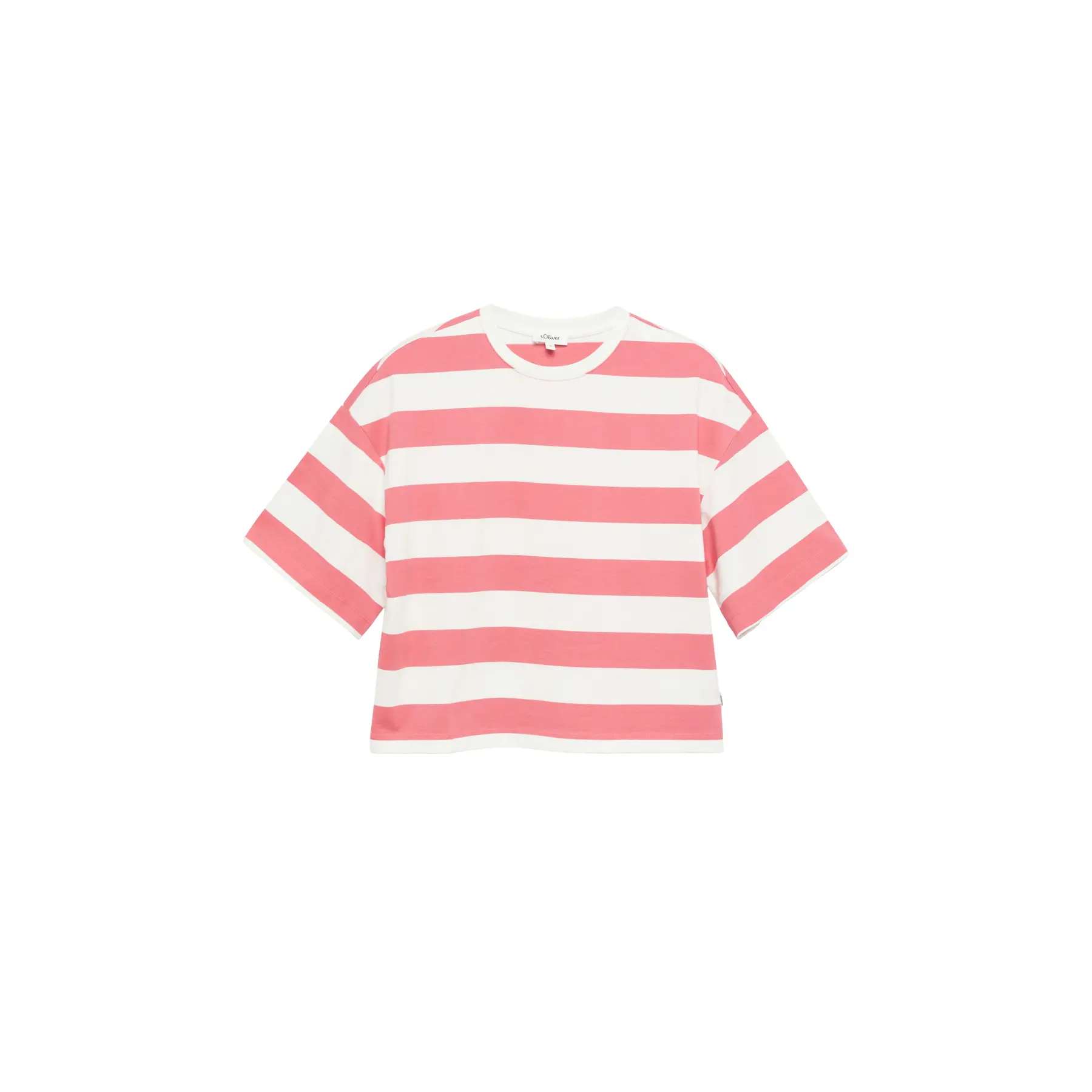 T-Shirt Boxy Fit mit Blockstreifen Damen s.Oliver
