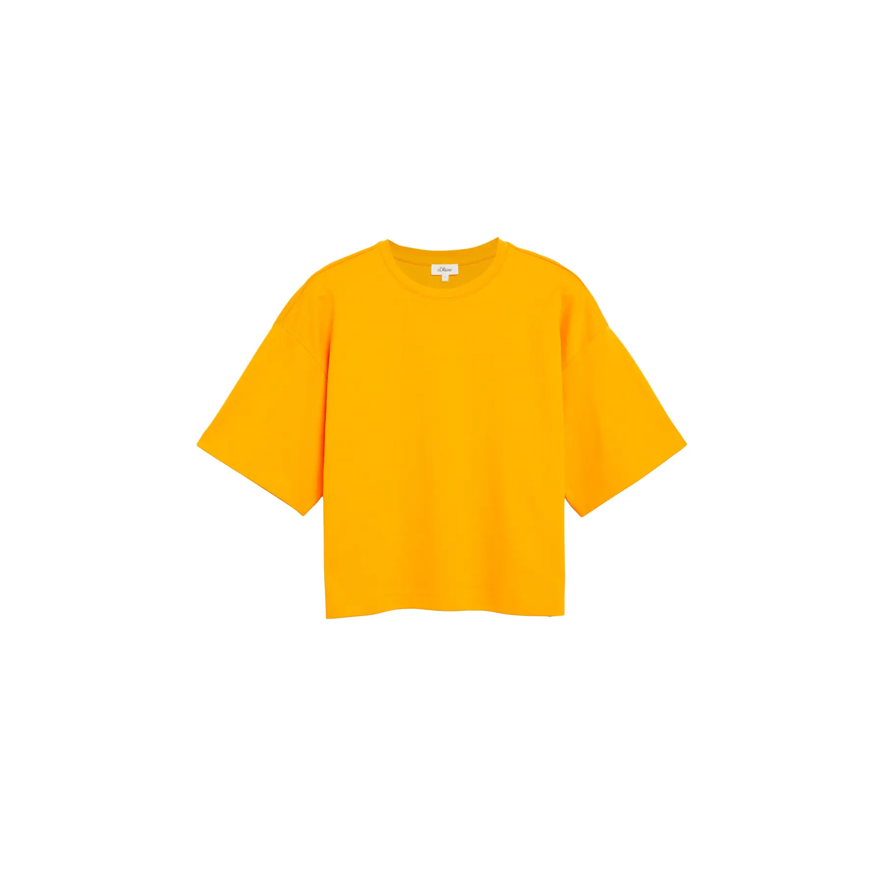 T-Shirt aus Interlock-Jersey mit überschnittenen Schultern für Damen s.Oliver