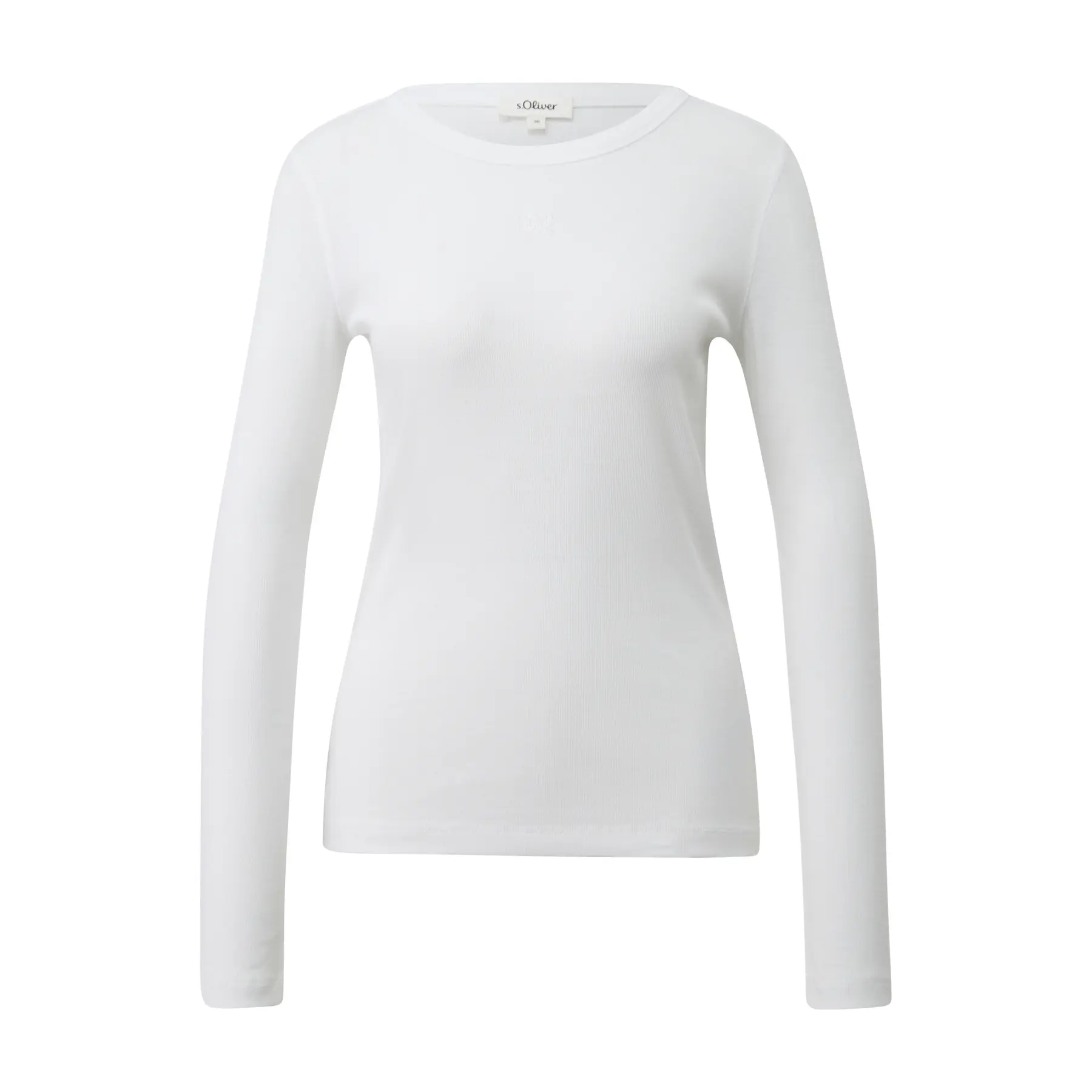 T-shirt a maniche lunghe ricamato donna