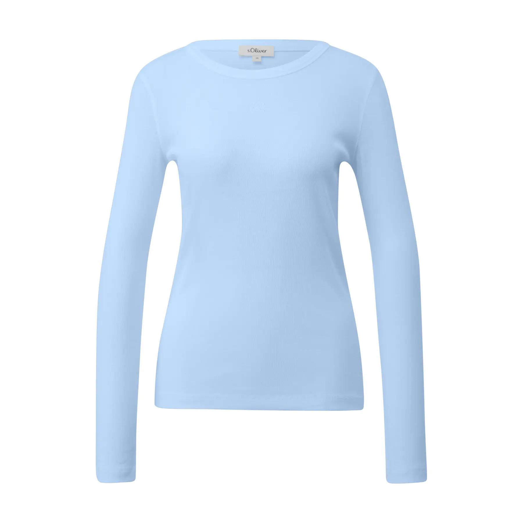 T-shirt a maniche lunghe ricamato donna