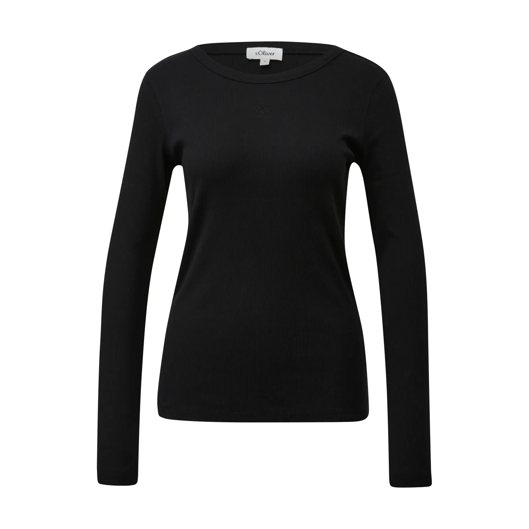 T-shirt a maniche lunghe ricamato donna