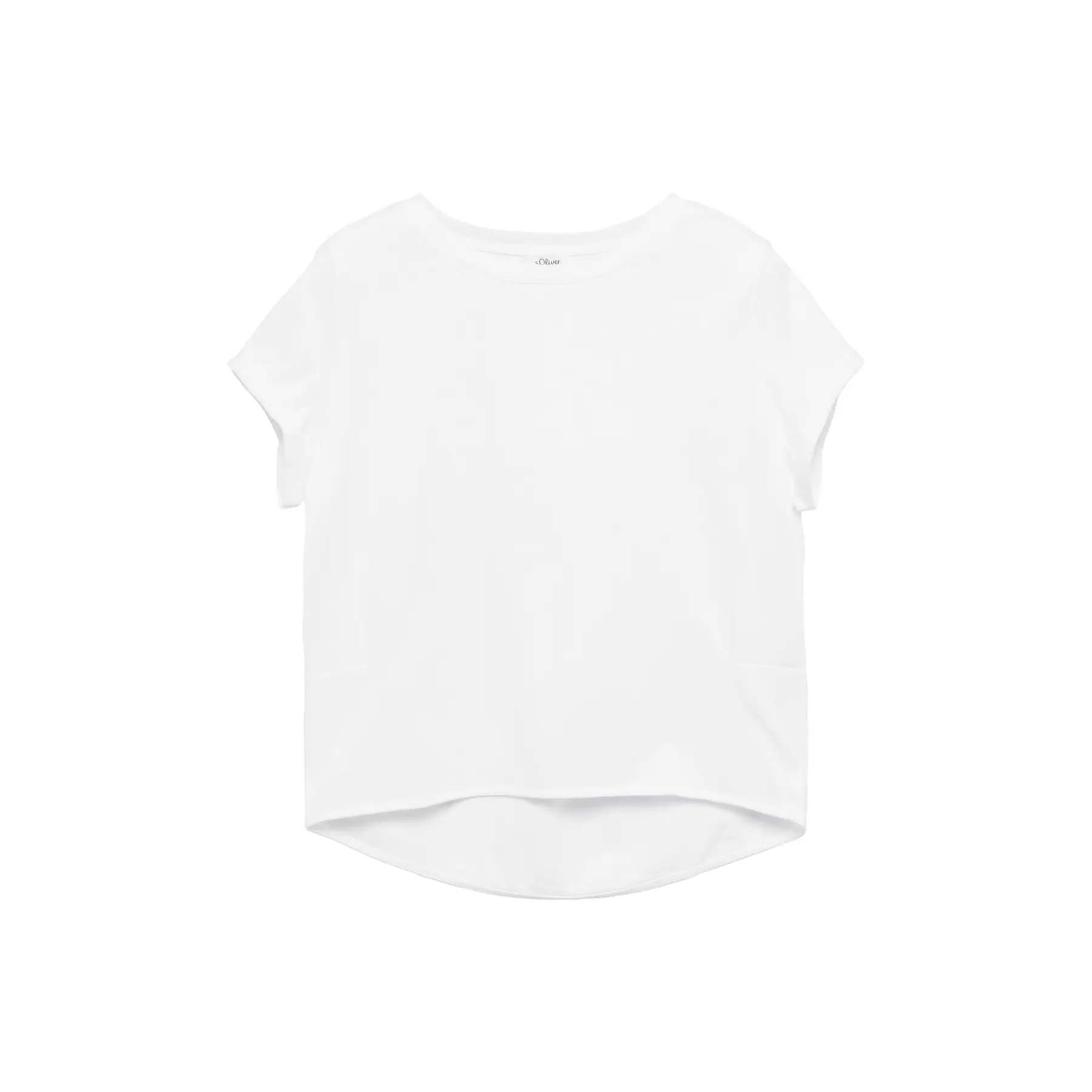 Damen T-Shirt aus Baumwolle mit lässigem Schnitt s.Oliver