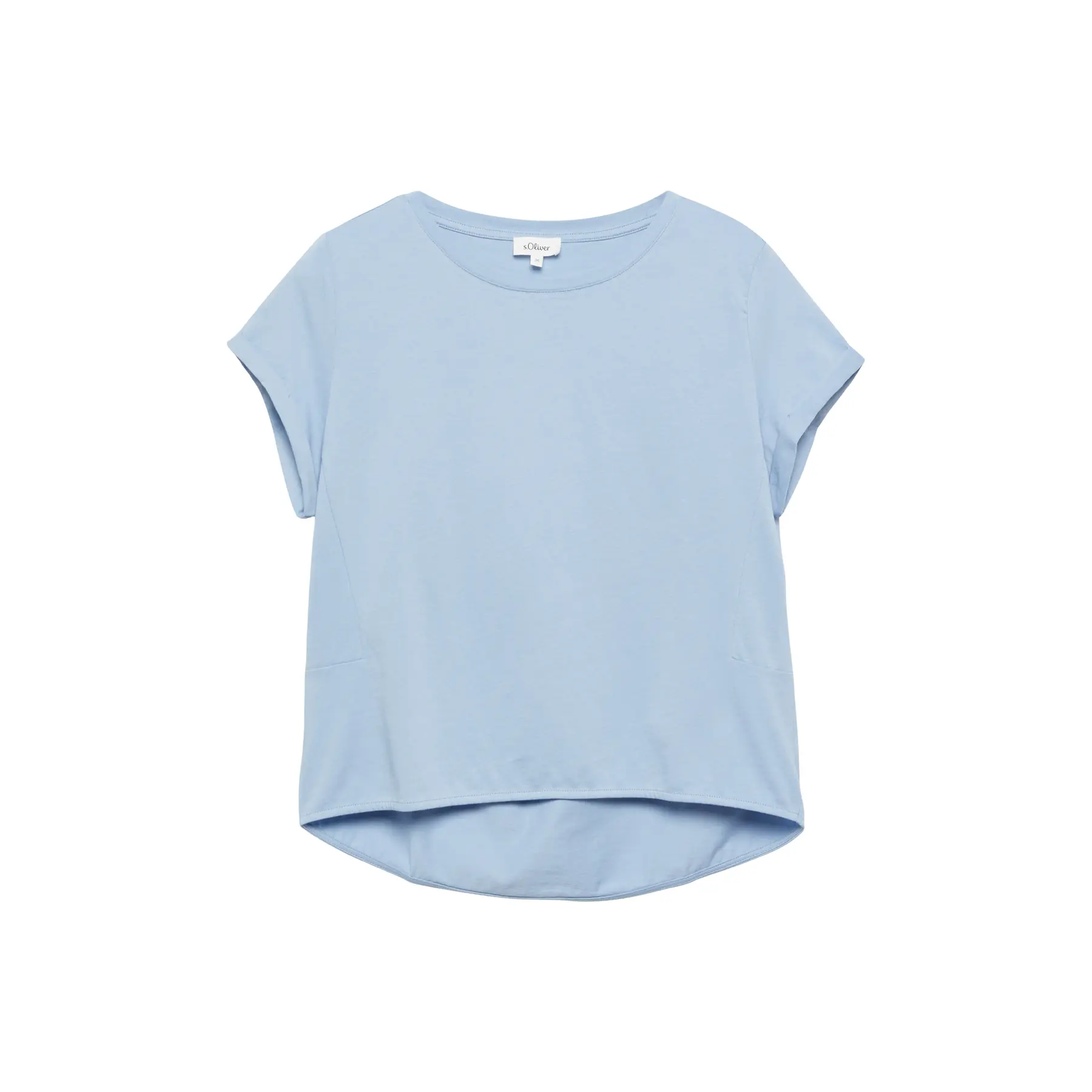 Damen T-Shirt aus Baumwolle mit lässigem Schnitt s.Oliver