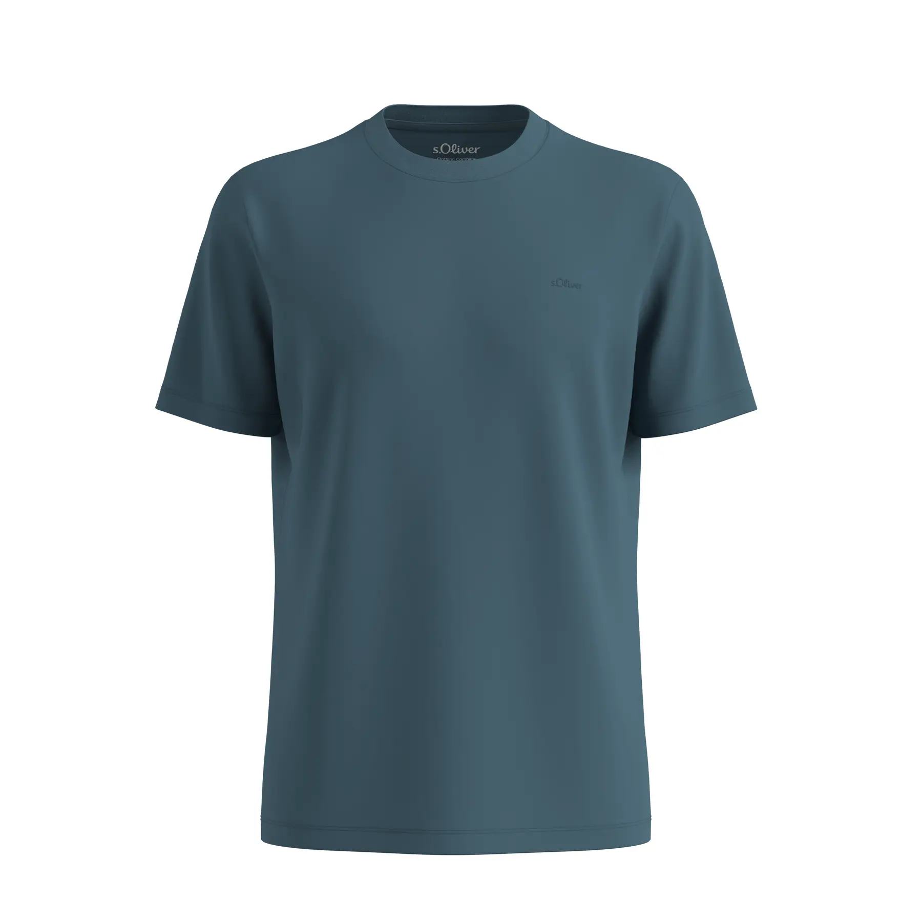Standaard katoenen T-shirt met logo print s.Oliver