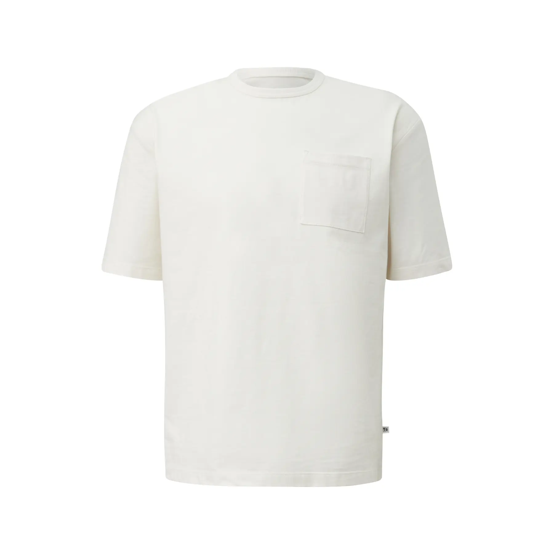 s.Oliver - male - T-shirt van zware jersey met borstzak in een moderne pasvorm