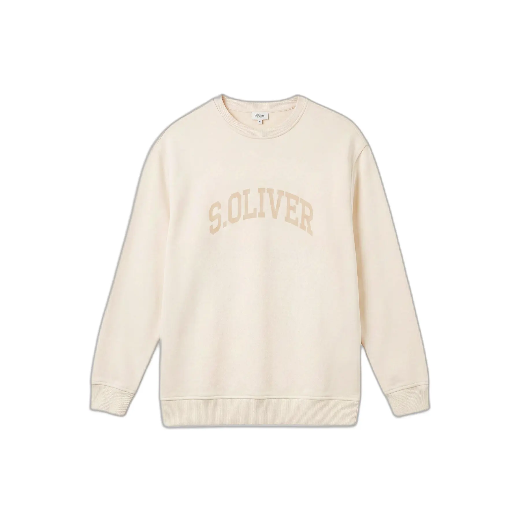 Felpa garment dye con logo donna