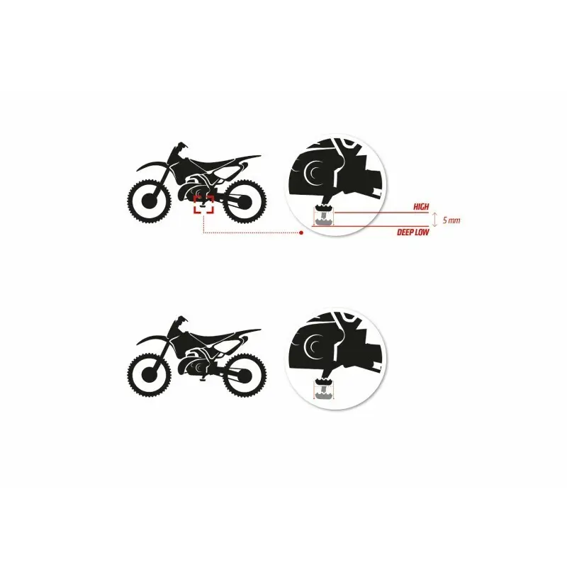 Motorrad-Fußstütze S3 KTM/Husqvarna Husqvarna/KTM