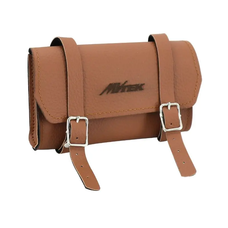 Velo Store - UK Leather style bicycle saddle bag P2R | Extra 10% off with Subscription, Postage £16.79 to UK Fedex.