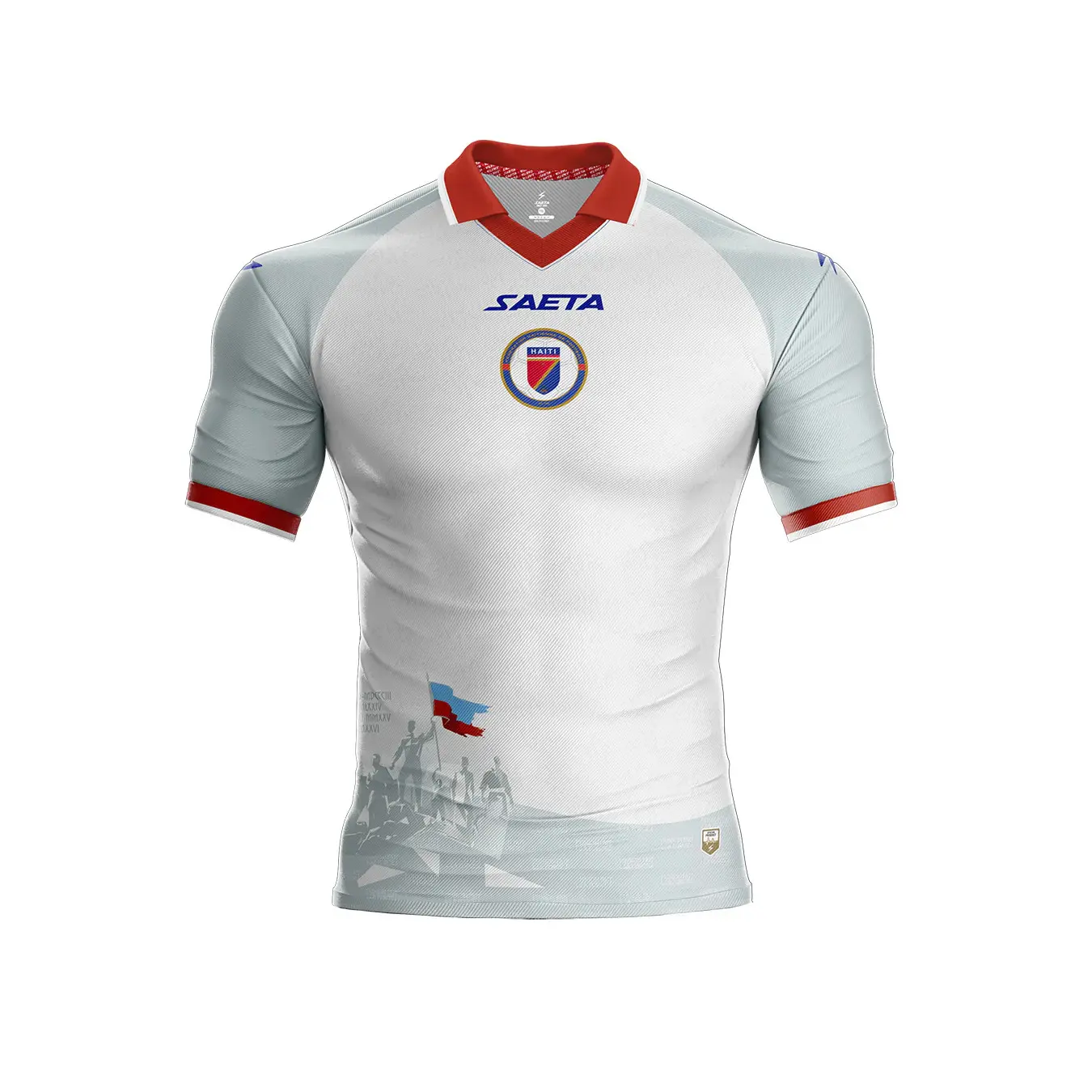 Maillot Auswärtsspiel Authentic Haiti Coupe du Monde 2026