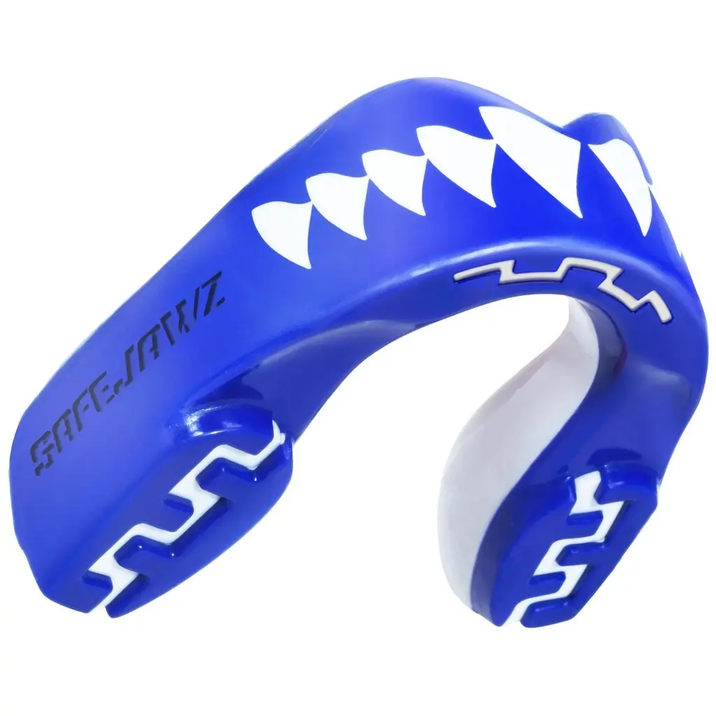 Safejawz Protège-dents Extro Shark, Bleu, Taille TU