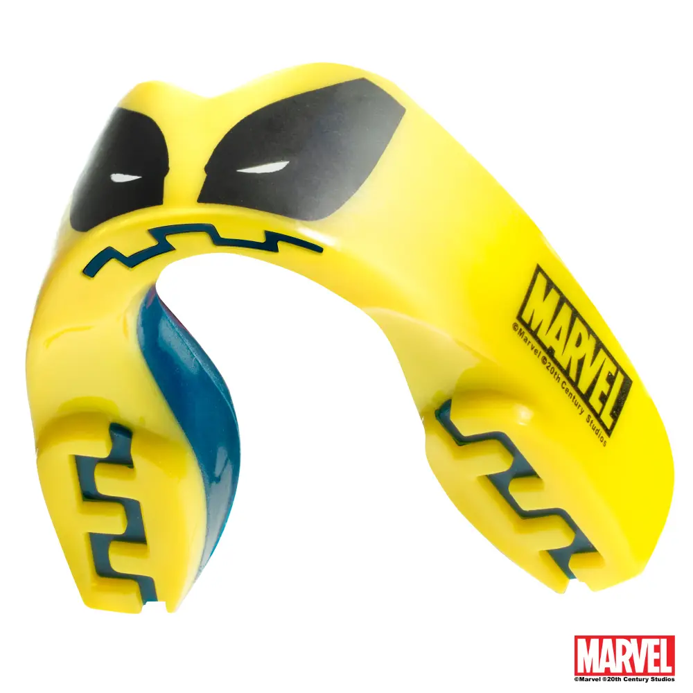 Safejawz Protège-dents Marvel Wolverine, Jaune, Taille TU