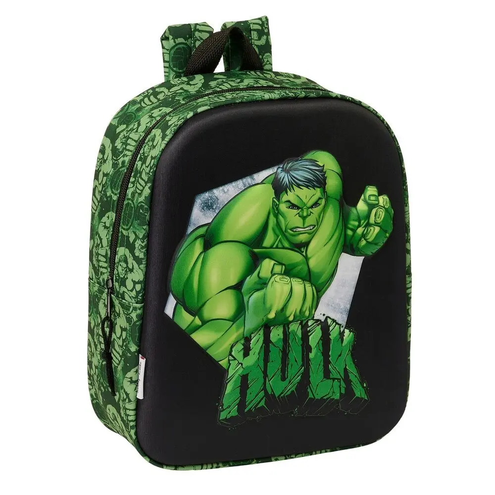 Safta Unisex Kids Vert Children's Backpack Marvel Hulk
