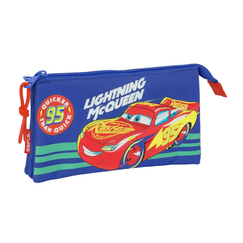 Dreifach-Mäppchen Kind Safta Disney Pixar Cars