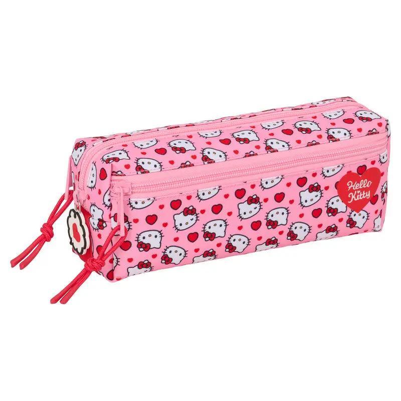 Tasche für Buntstifte Triple Case Safta Hello Kitty
