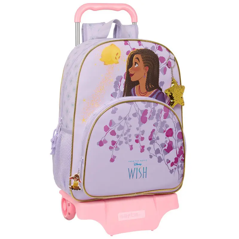 8412688542987 - School Rucksack with Wheels Lilac 33 x 42 x 14 cm