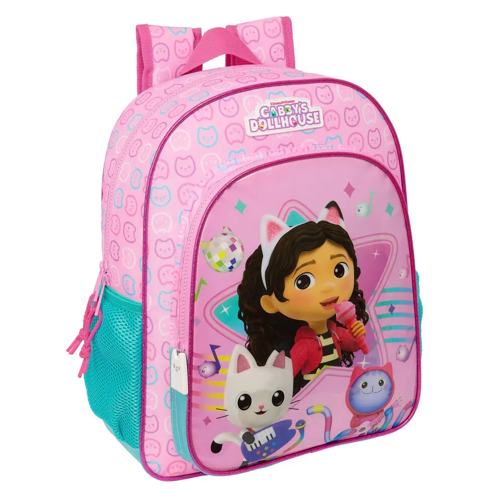 8412688557103 - Schulrucksack Gabbys Dollhouse Party Rosa 26 x 34 x 11 cm