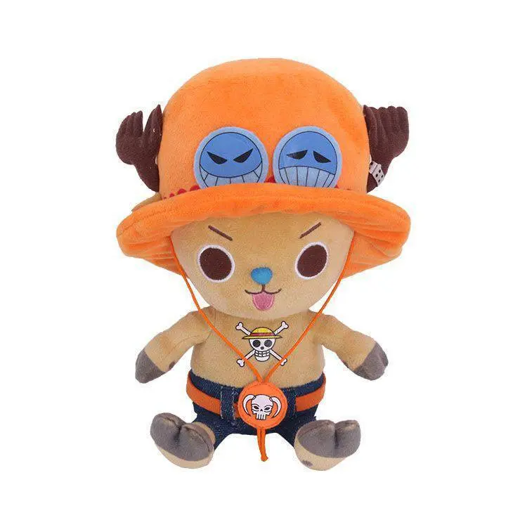 6931080111086 - One Piece - Chopper X Ace 11cm Plush mit Clip