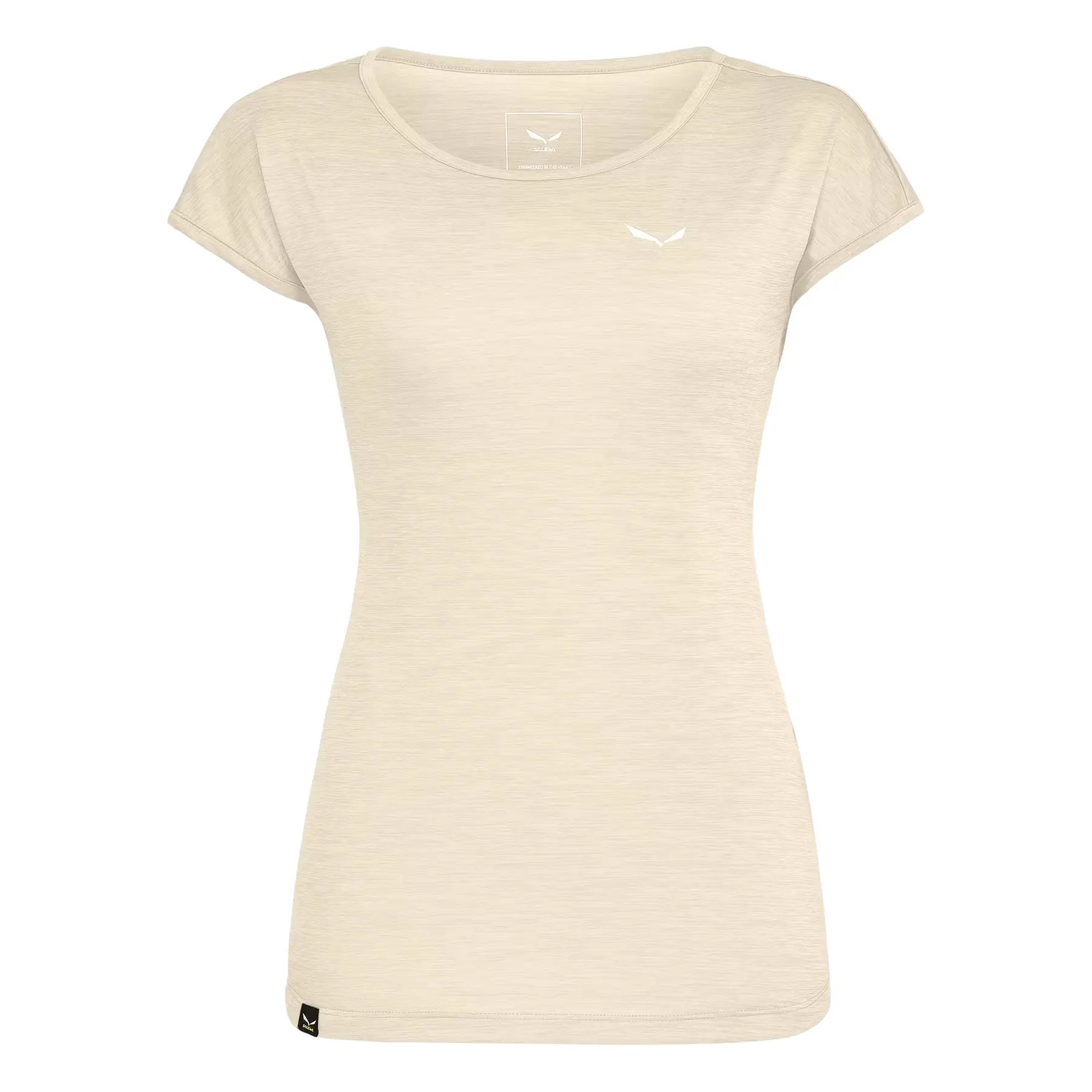 Salewa Women's Beige T-Shirt Puez