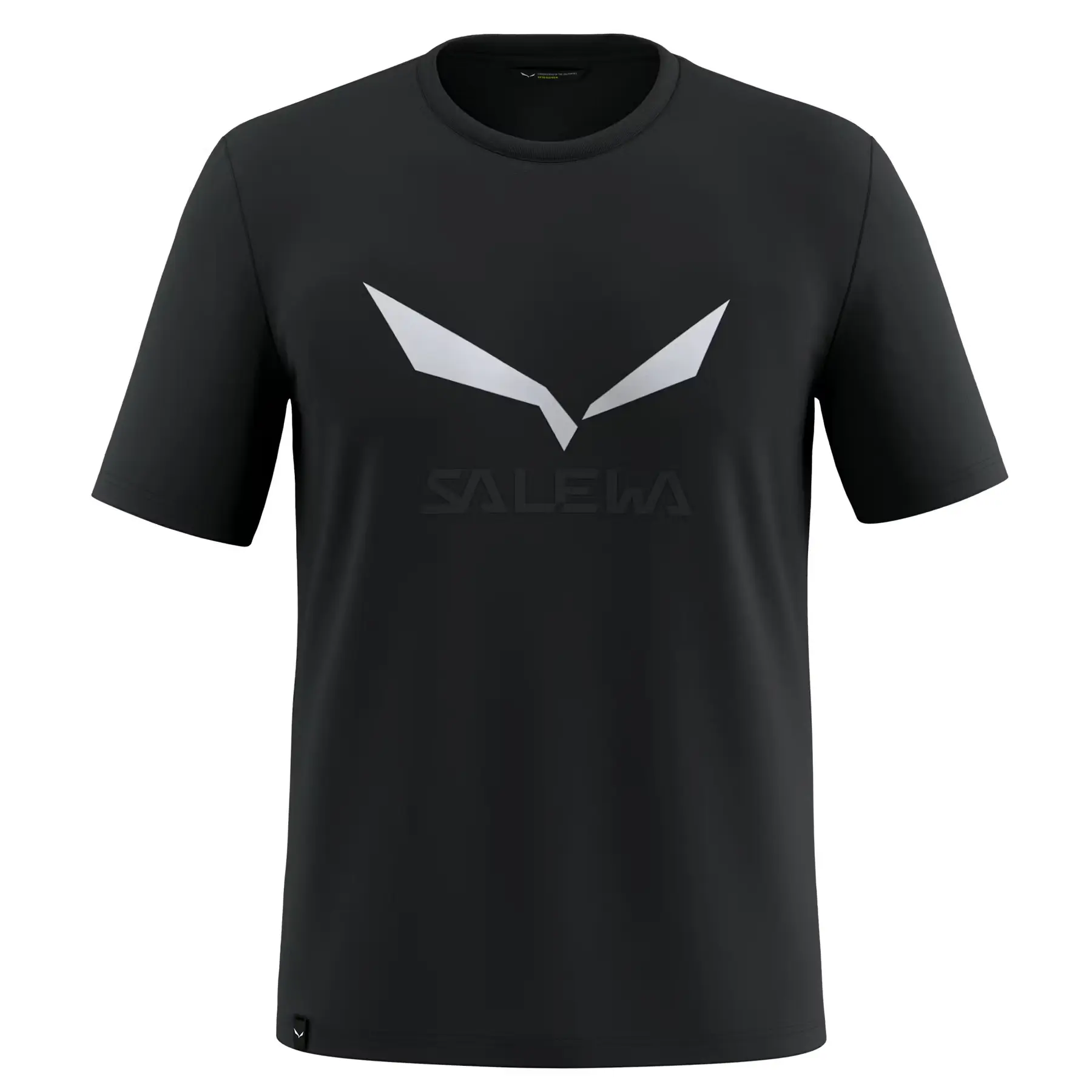 Salewa Men's Noir T-Shirt Solid Dry