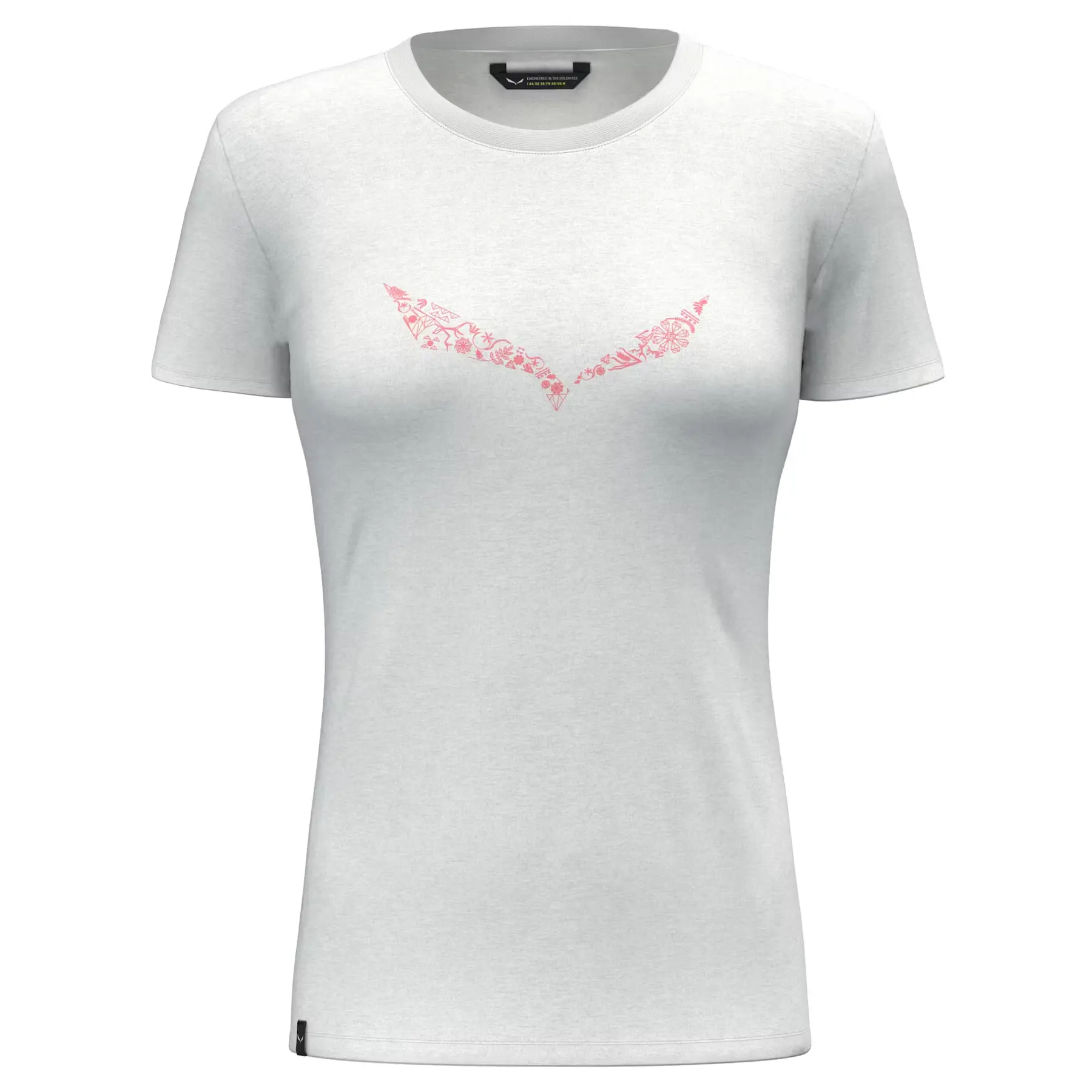 Salewa Women's Blanc T-Shirt Solid Dry