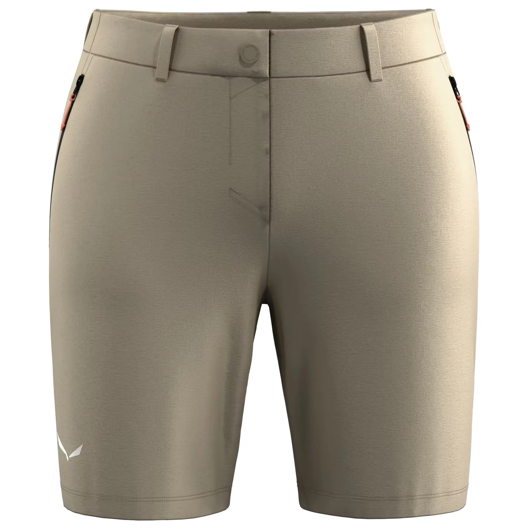 Salewa Women's Beige Compression Shorts Puez Talvena Dst