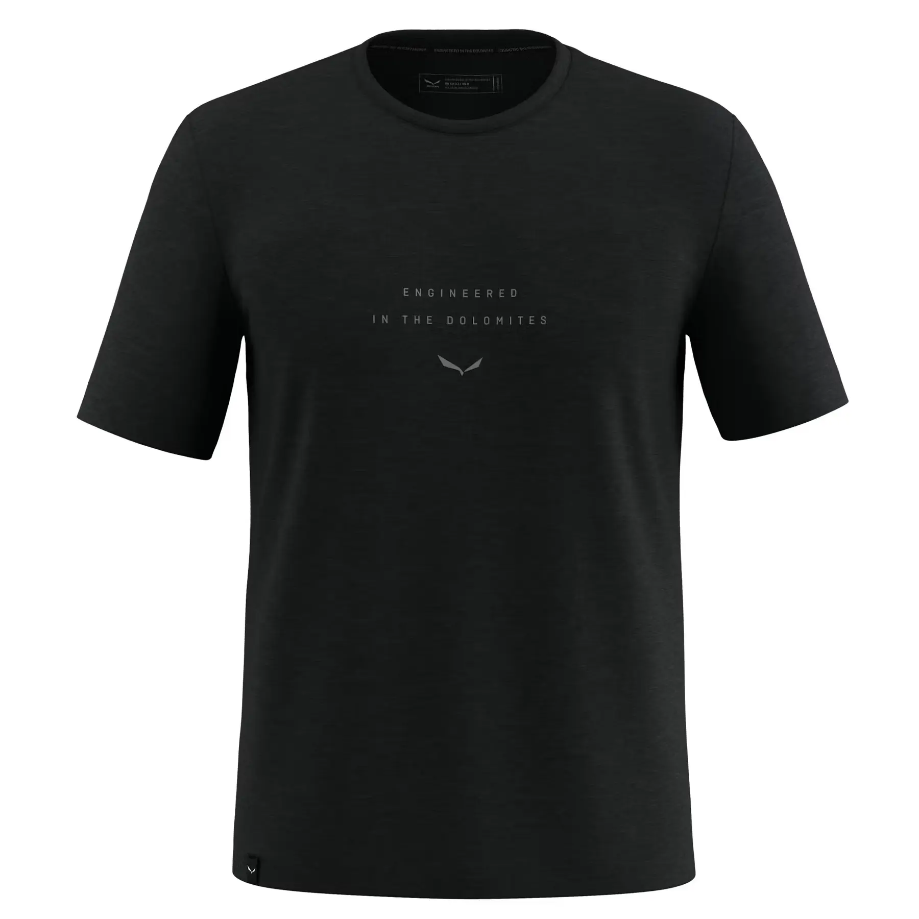 Salewa Men's Noir T-Shirt Eagle Eitd Am