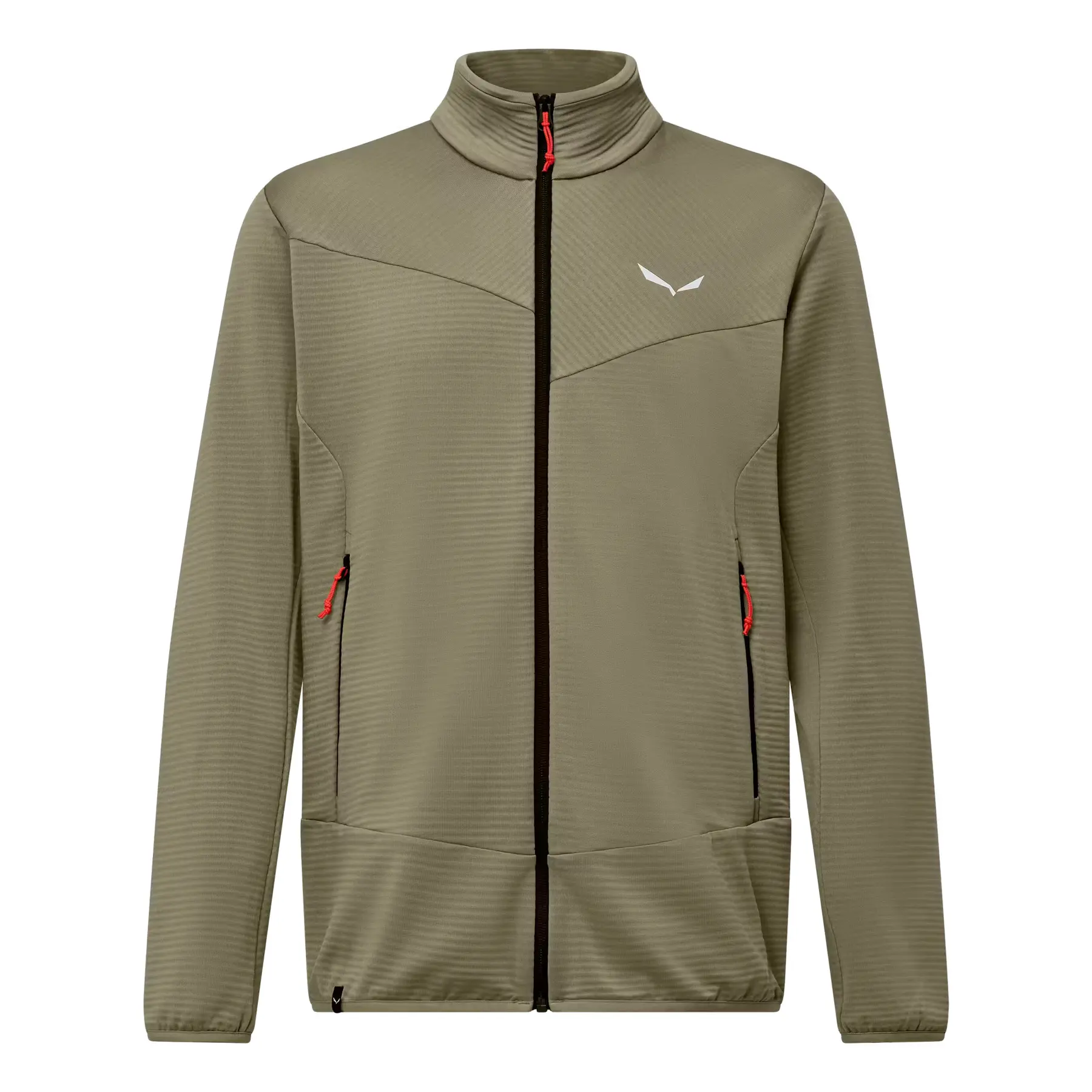 Salewa Men's Beige Hiking Jacket With Zip Puez Altavia