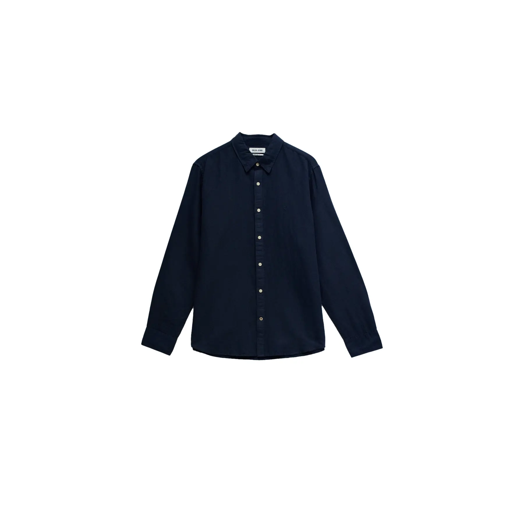 Langarmhemd mit Leinenmix Salsa Jeans