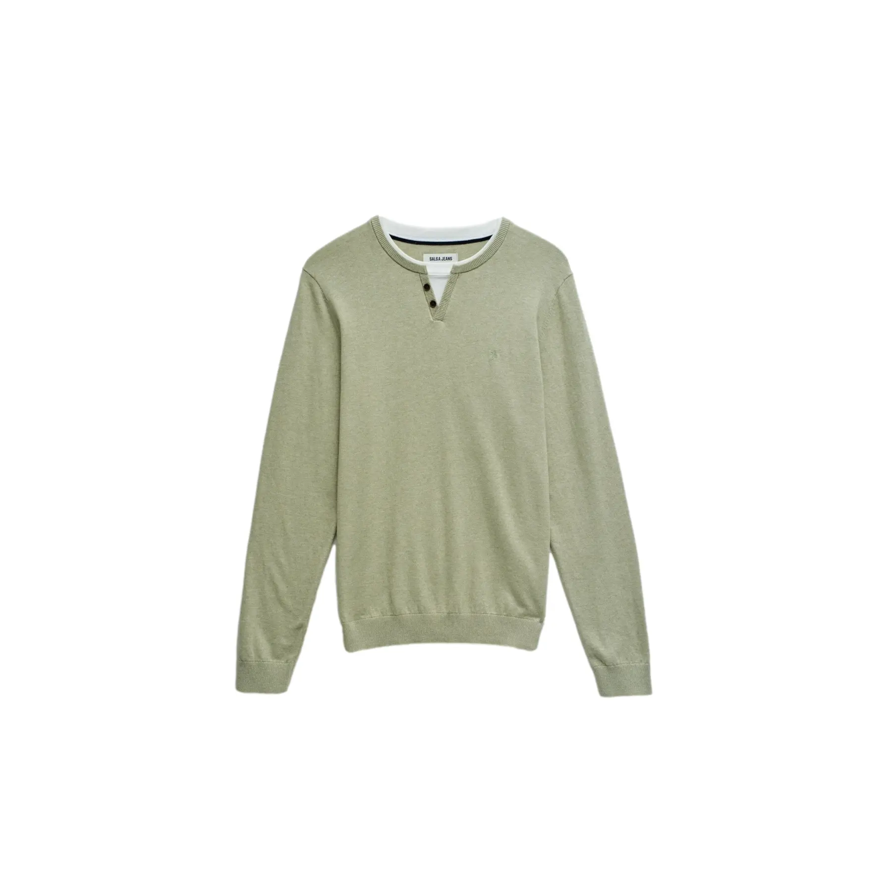 Pullover aus Strick V-Ausschnitt Salsa Jeans