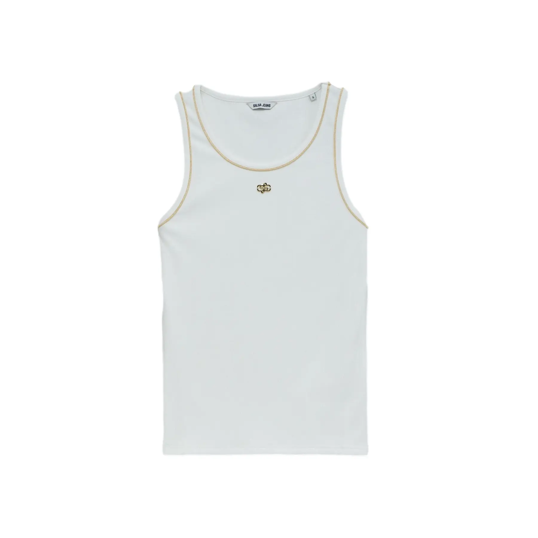 Canotta con filati lurex donna  Basic