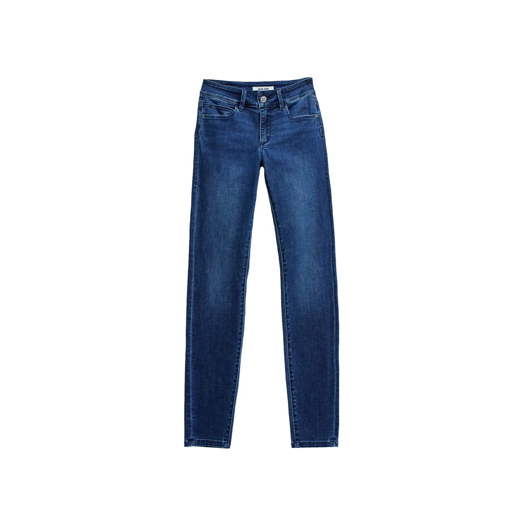 Damen Skinny Jeans mit Gürtelschlaufen Salsa Jeans Wonder Push Up
