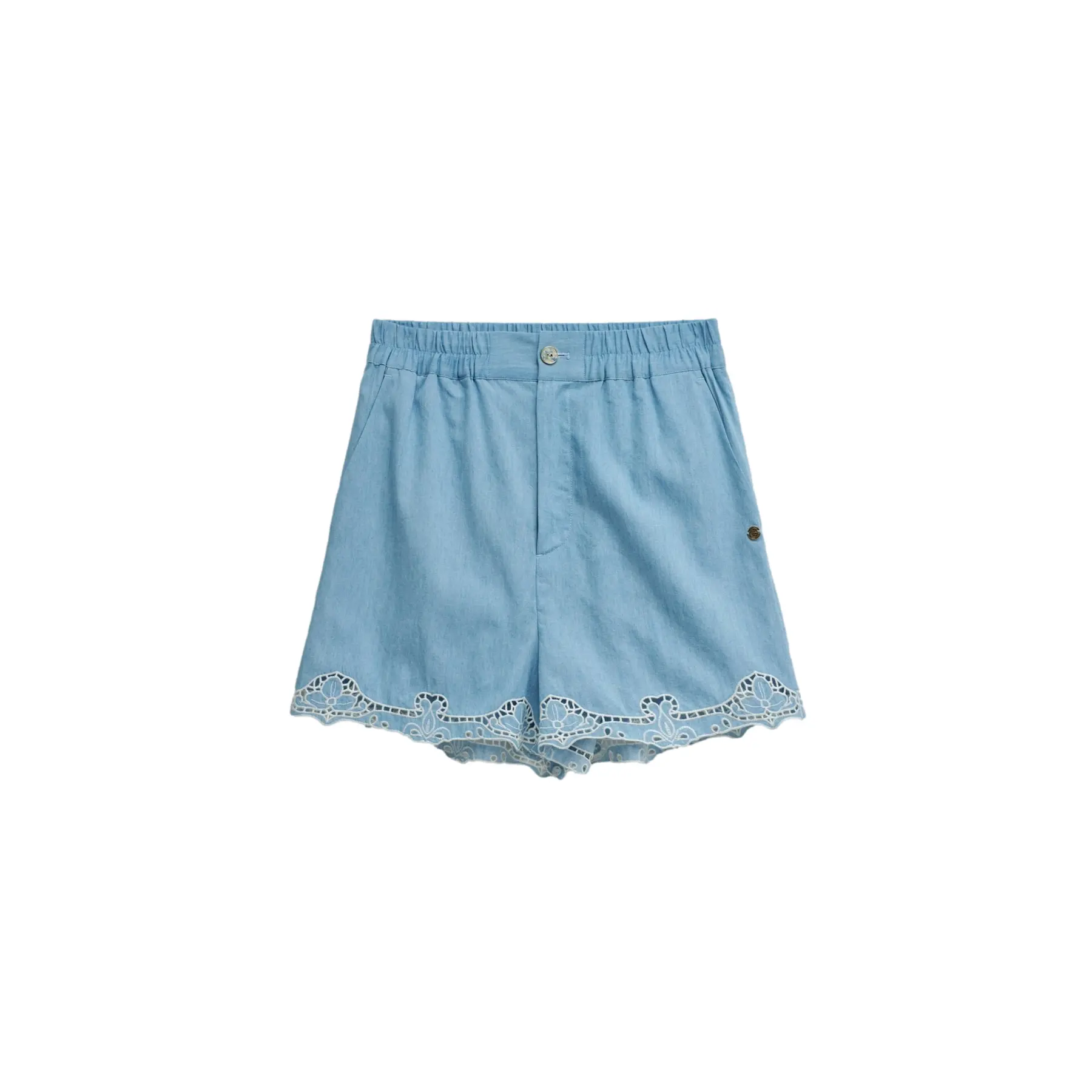 Short mit Stickerei für Damen Salsa Jeans