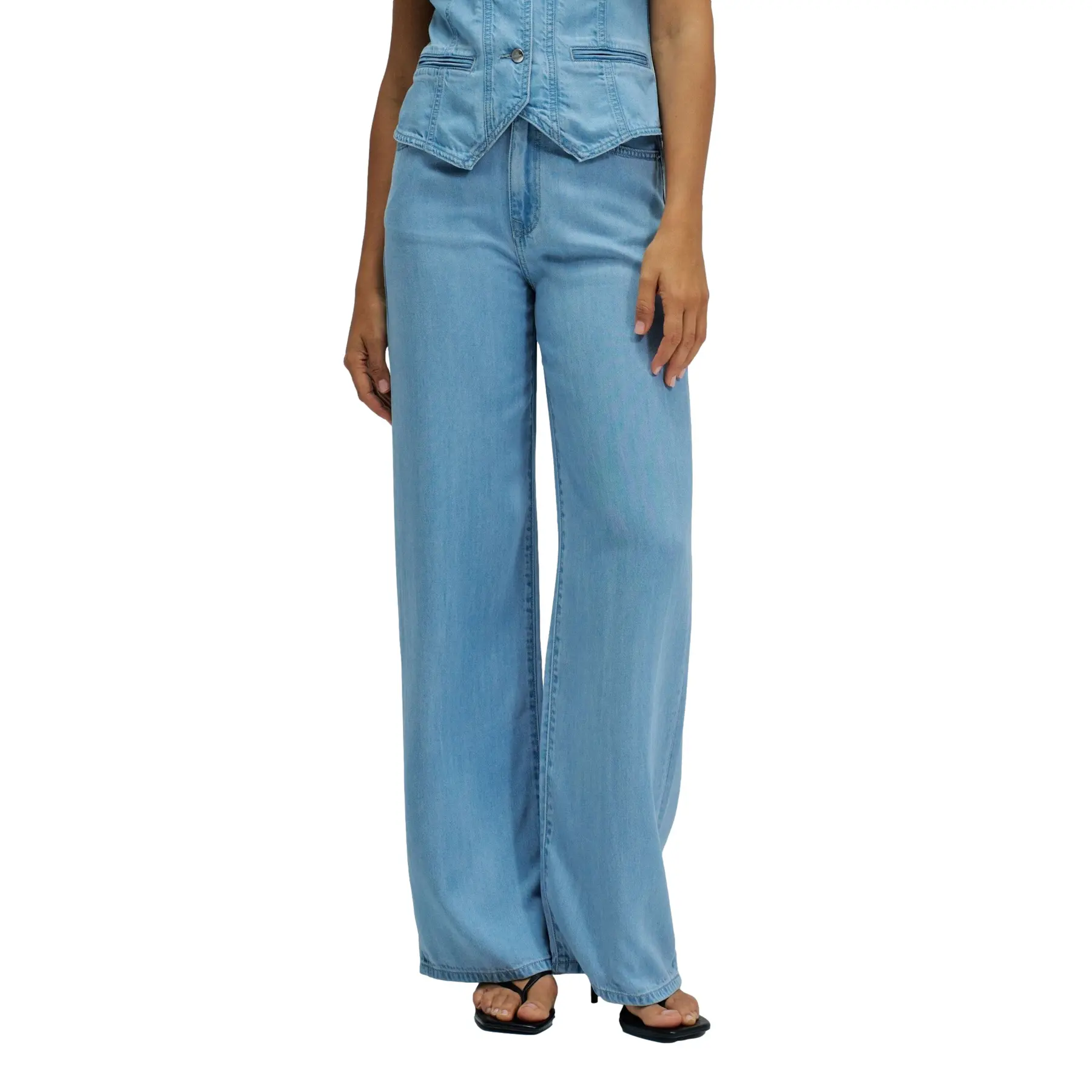Jeans mit weitem Bein für Damen Salsa Jeans