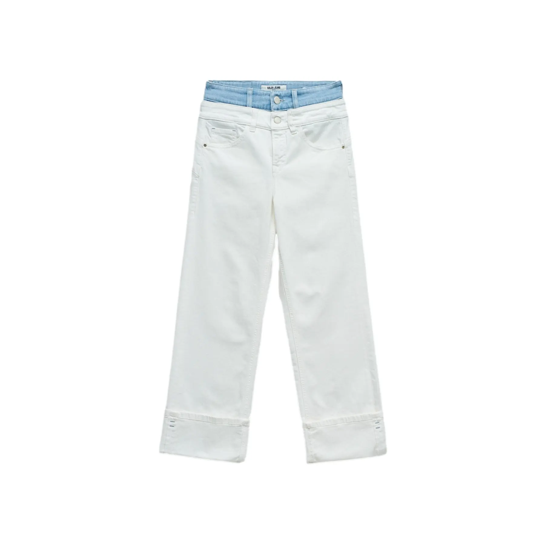 Jeans Straight Push In Damen Salsa Jeans Faith