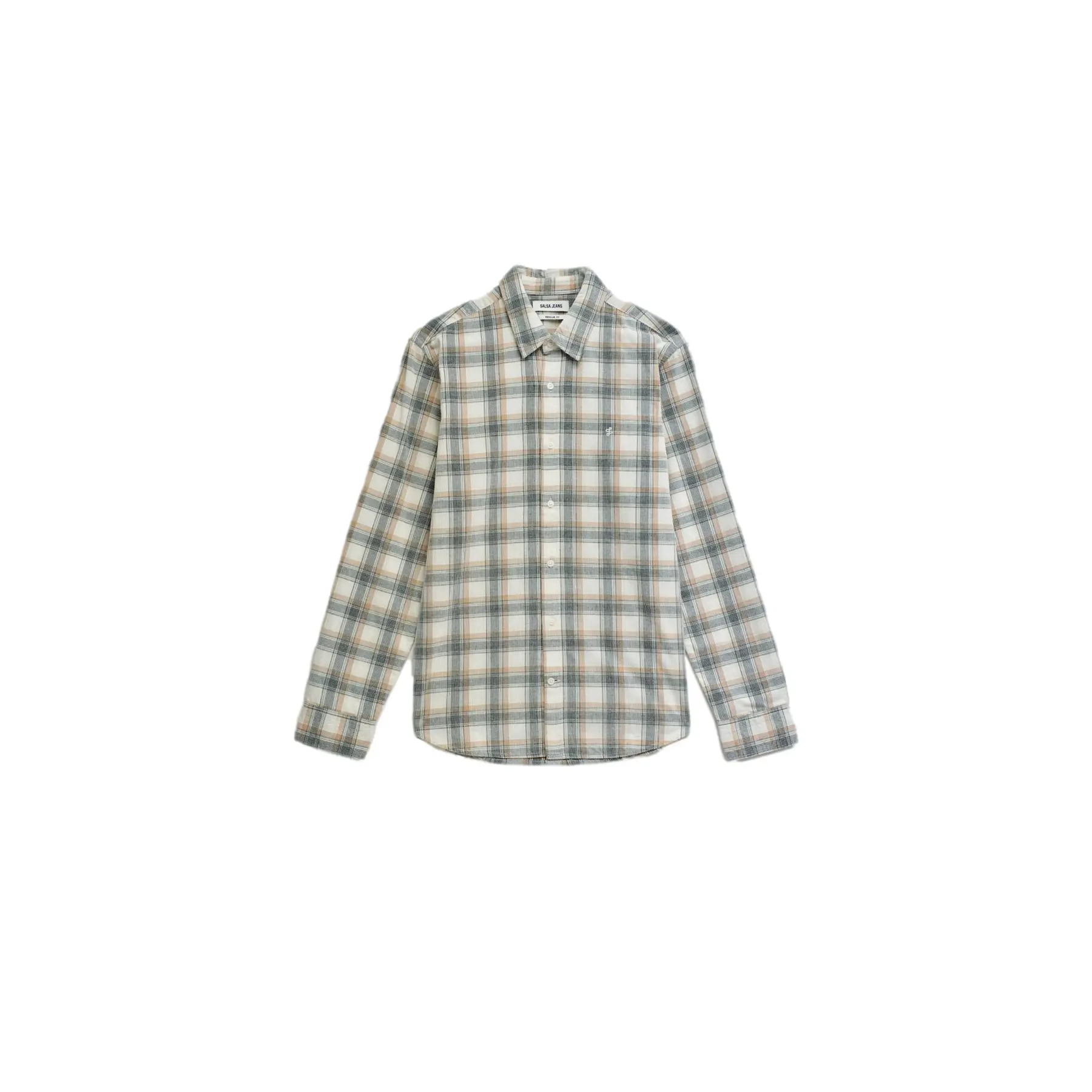 Karo Cordhemden mit langen Ärmeln Salsa Jeans