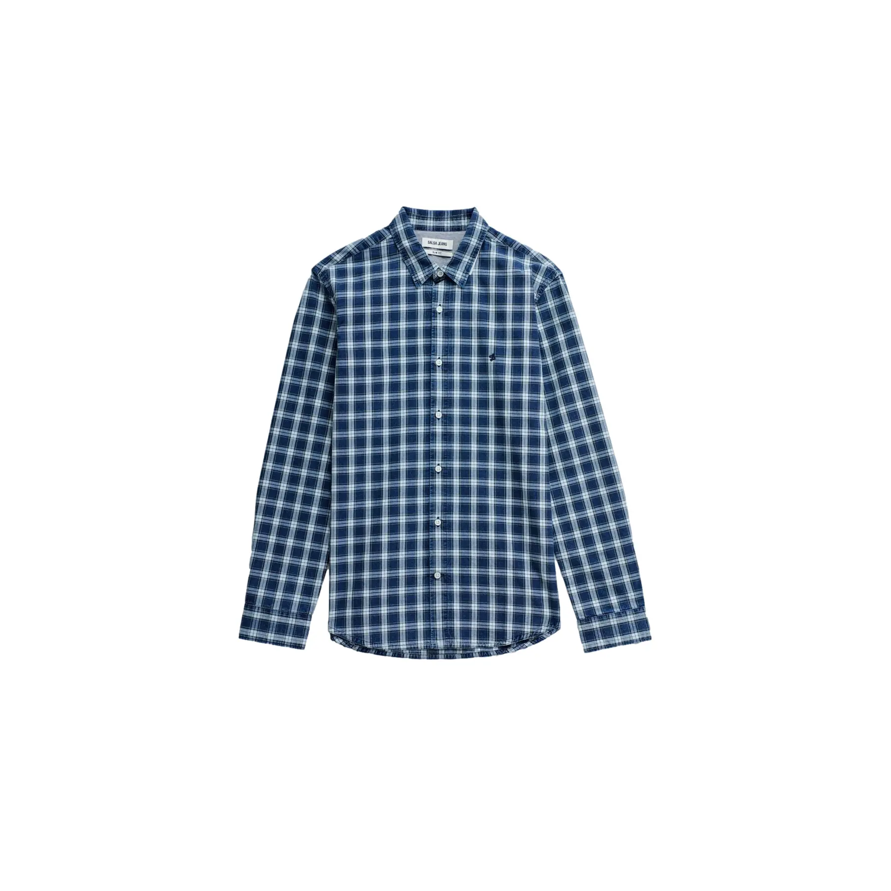 Hemd mit langen Ärmeln, kariert Salsa Jeans