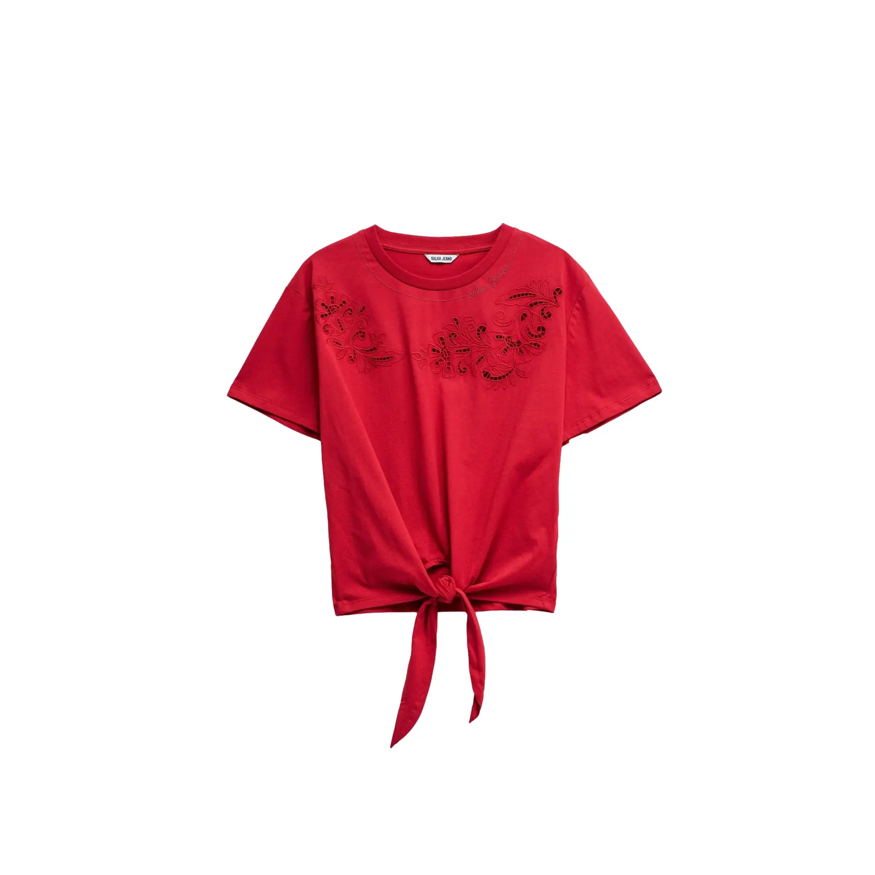 T-shirt con fiocco