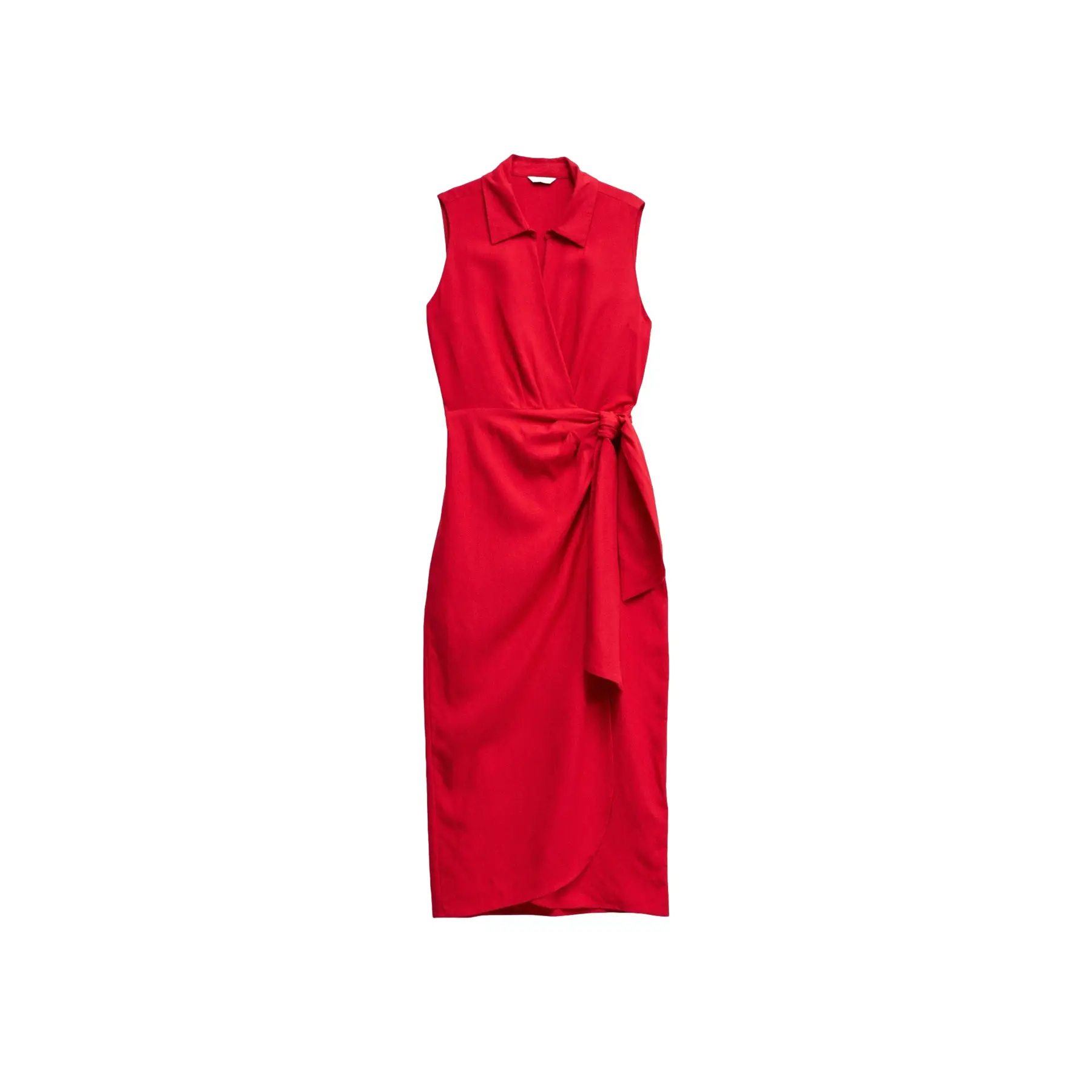 Leinen Wickelkleid Damen Salsa Jeans Midi