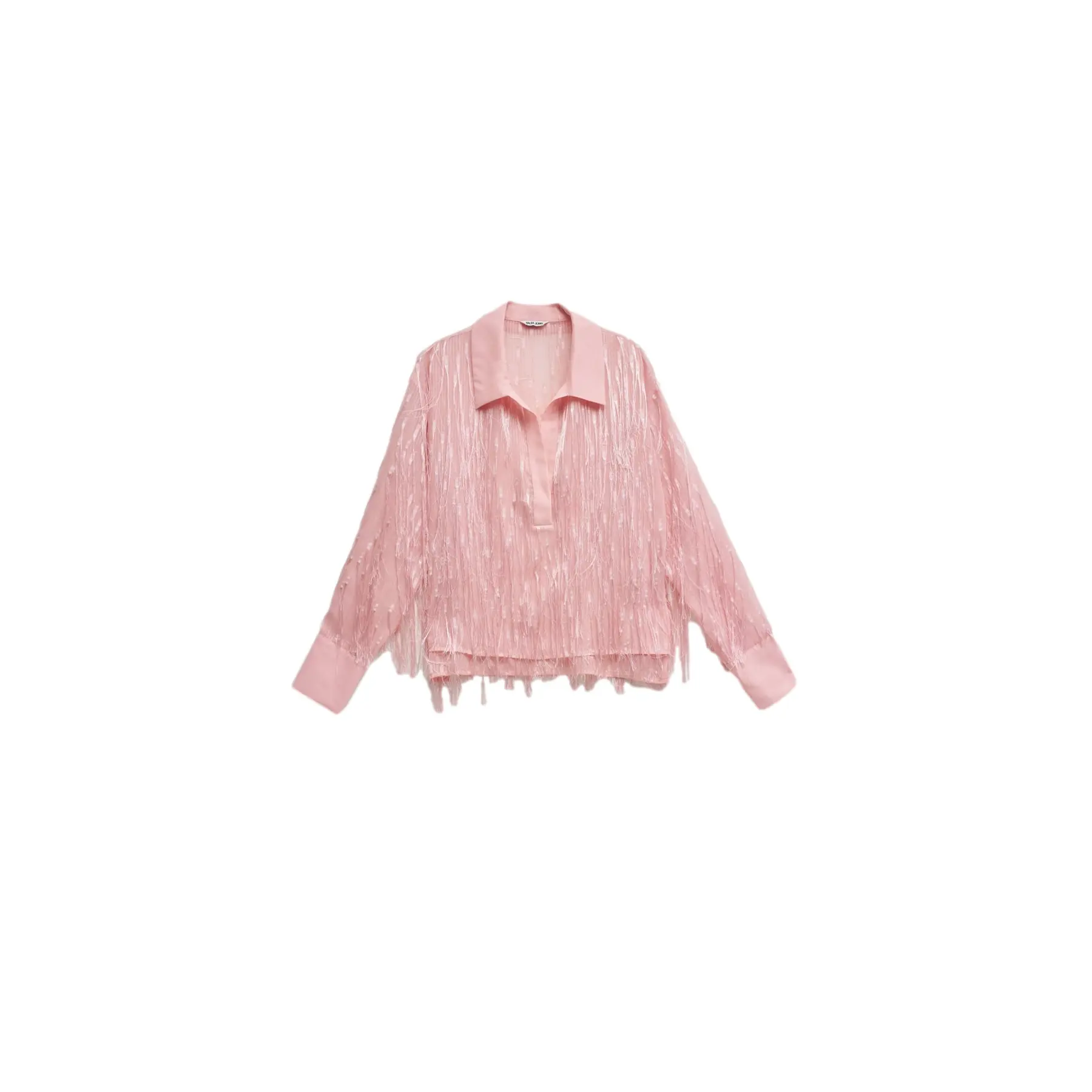 Blusa con frange donna