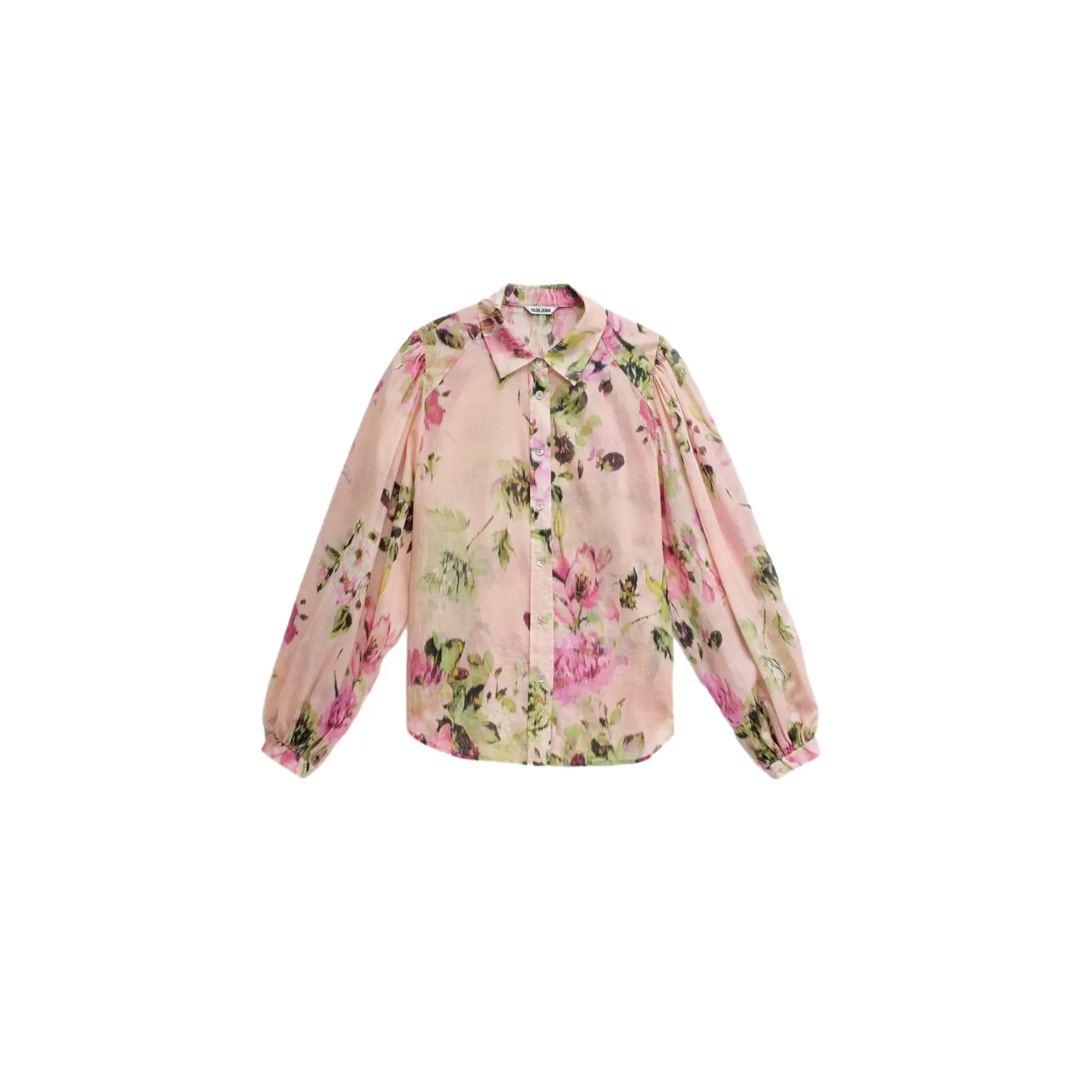 Salsa Jeans Vrouw Rose Bloes Met Bloemenmotief