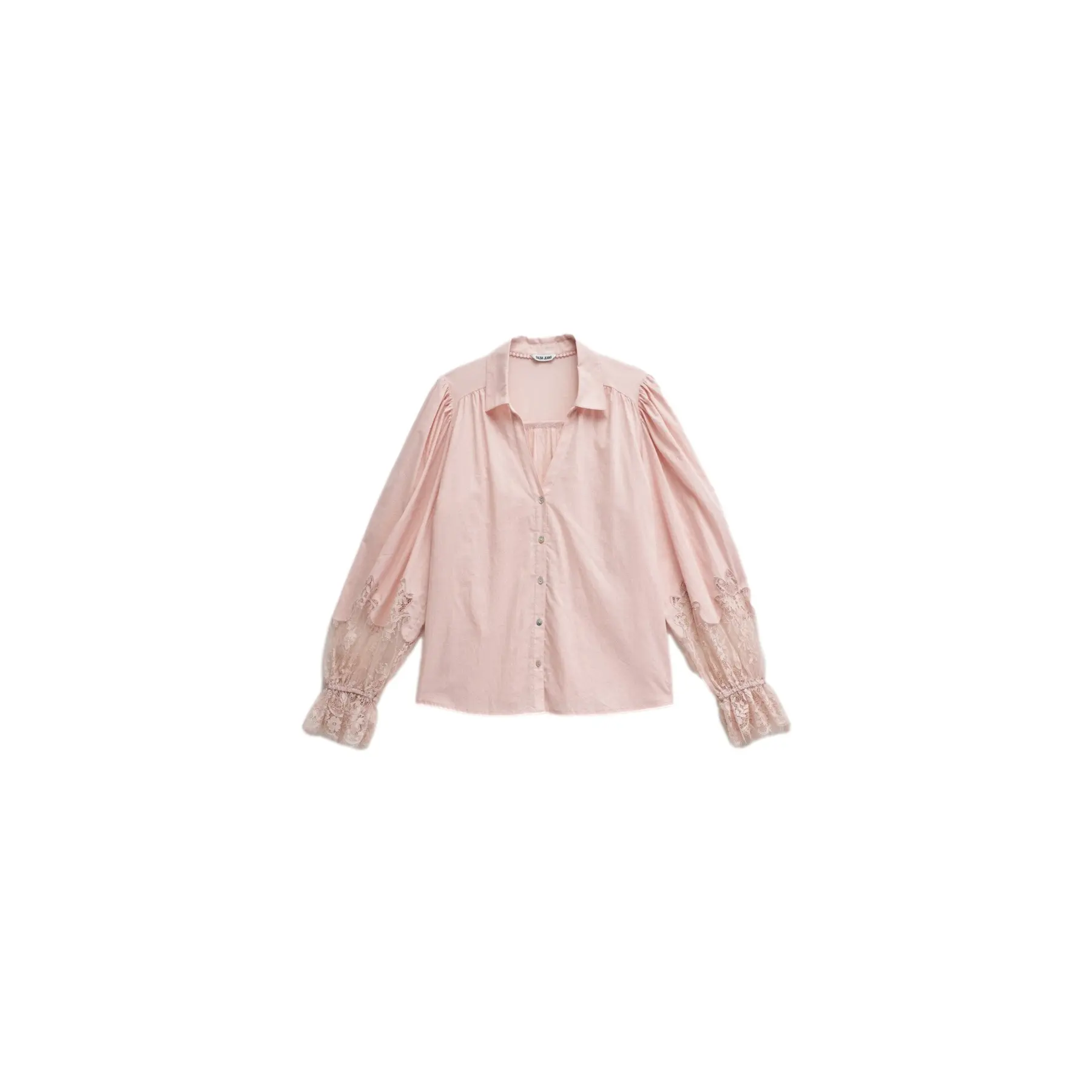 Blusa con pizzo donna