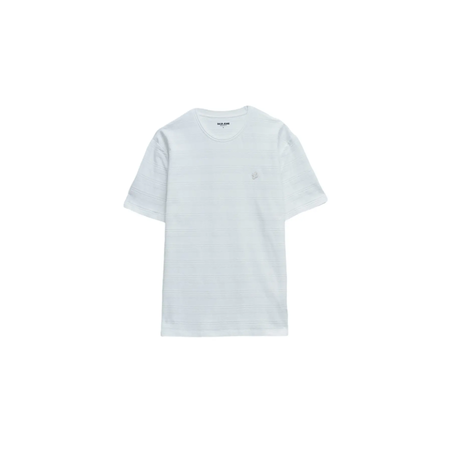 Texturiertes Baumwoll-T-Shirt Salsa Jeans